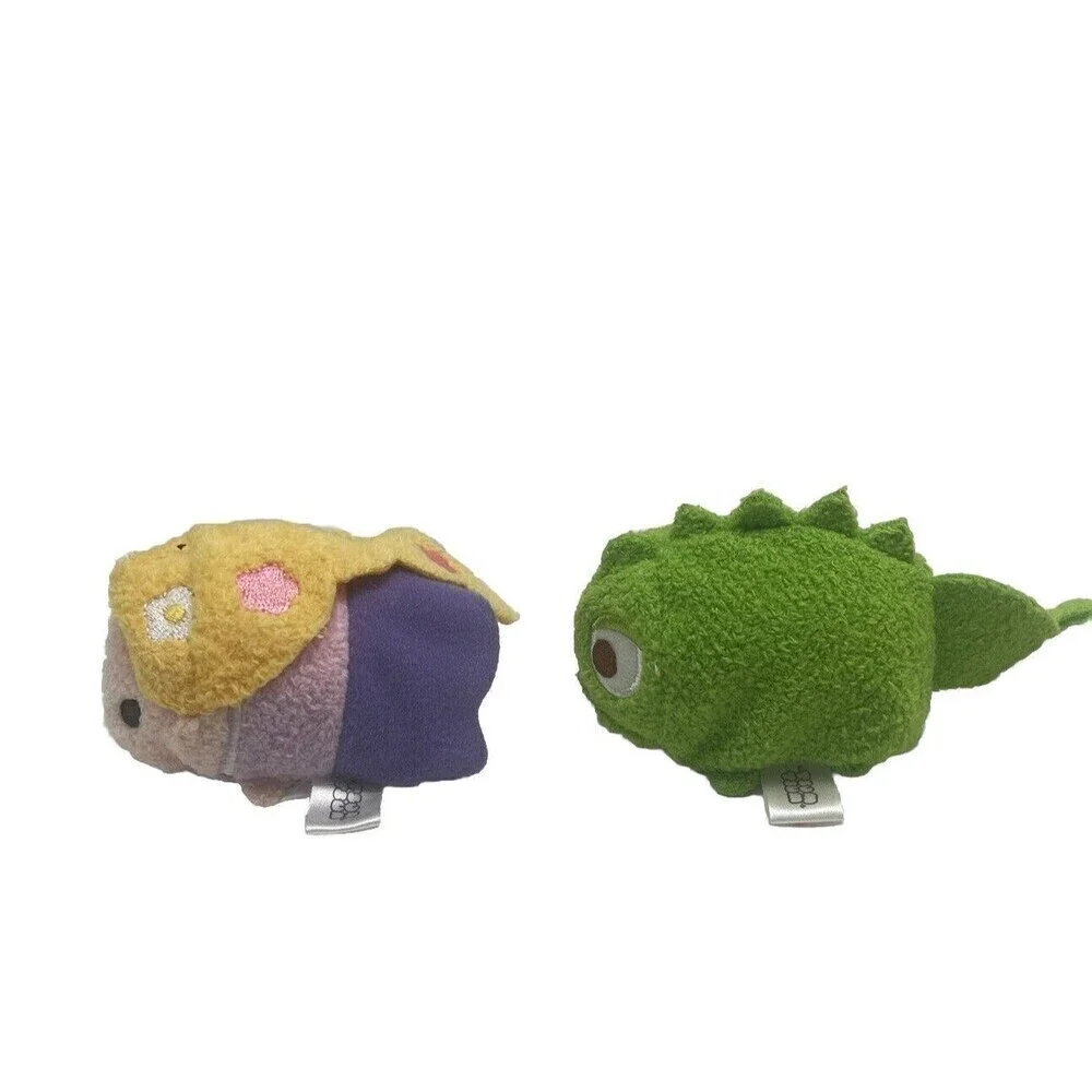 Disney Tsum Tsum Tangled 3.5” Lot Of 2